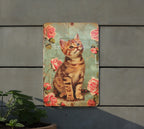 American Shorthair Cat Vintage Metal Sign, Funny Wall Decor, Retro Style, Cat Lover Gift, Home Decoration — photo 4