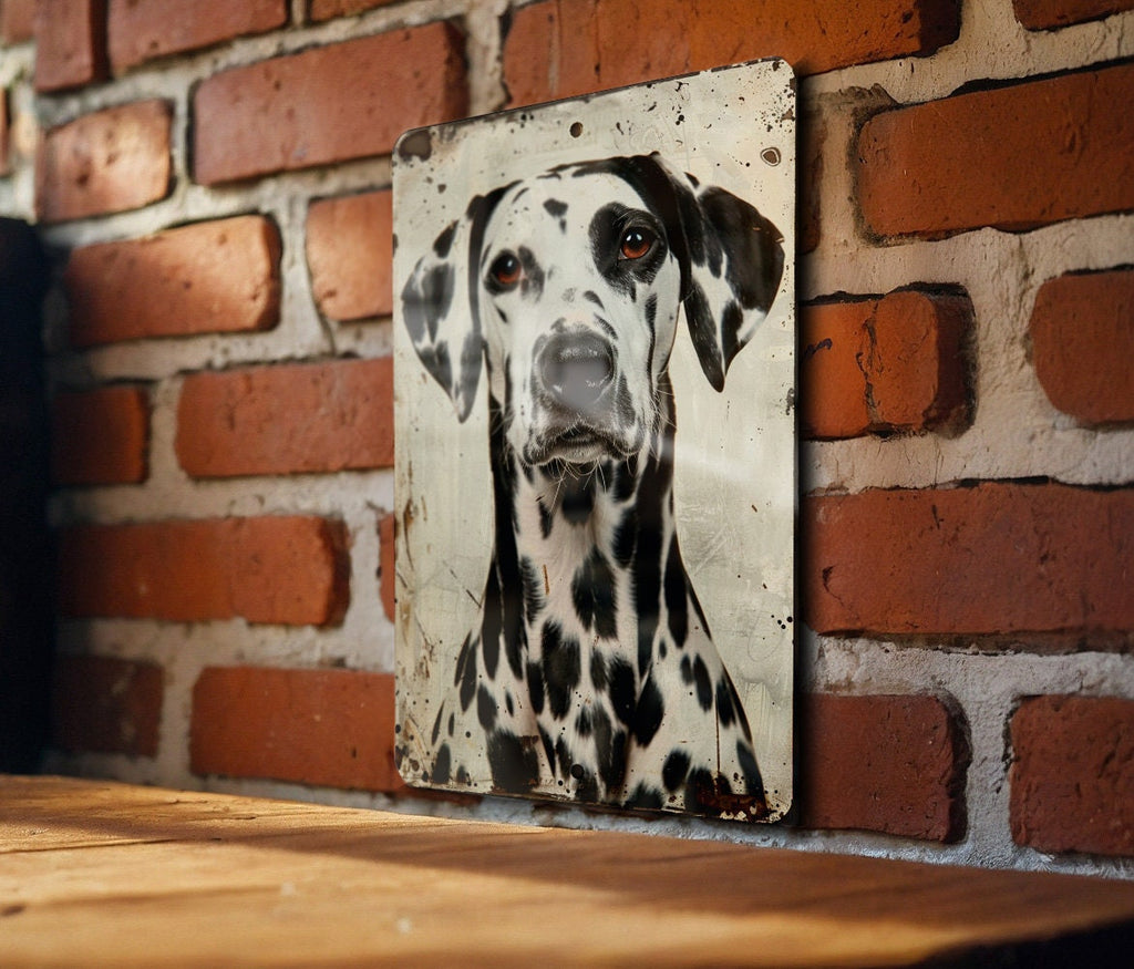 Dalmatian Vintage Style Metal Sign, Perfect Gift Idea, Wall Decor, Dog Lovers, Retro Design — photo 1