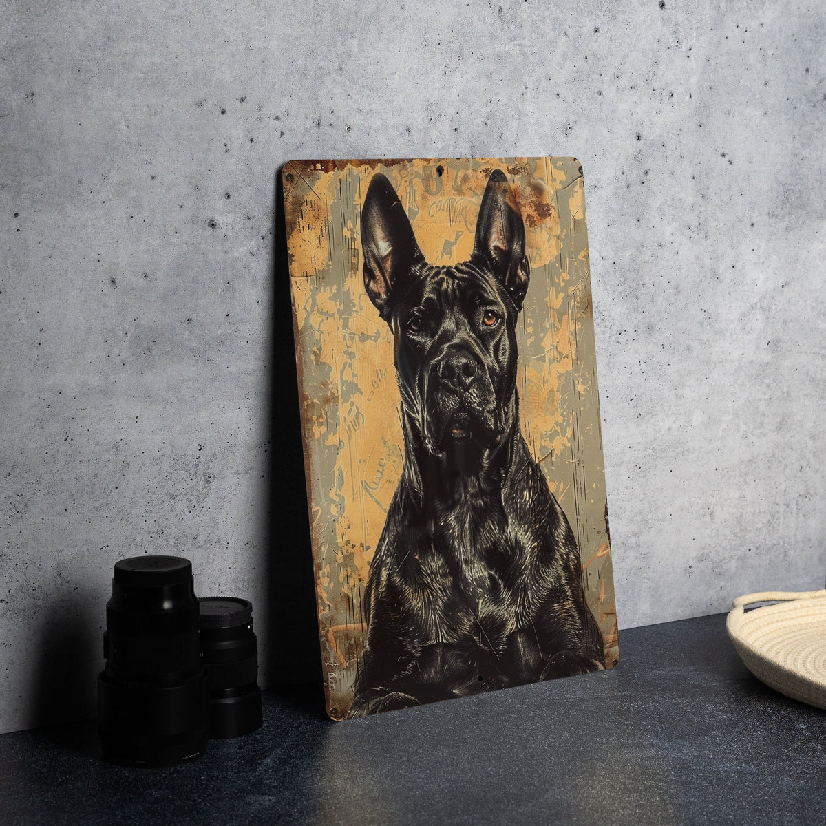 Perro de Presa Canario Metal Sign, Vintage Style Decor, Funny Dog Sign, Wall Art, Gift Idea — photo 2