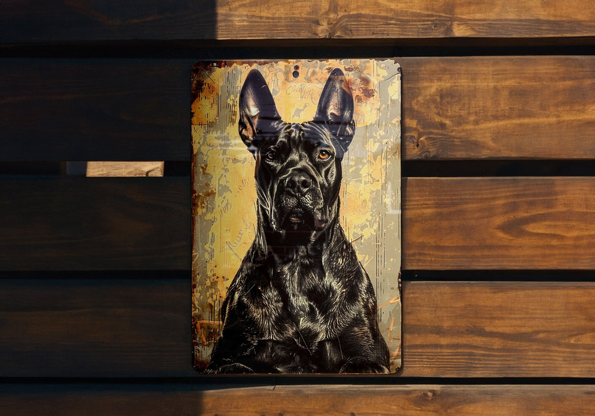 Perro de Presa Canario Metal Sign, Vintage Style Decor, Funny Dog Sign, Wall Art, Gift Idea — photo 3