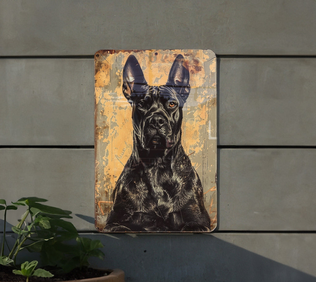 Perro de Presa Canario Metal Sign, Vintage Style Decor, Funny Dog Sign, Wall Art, Gift Idea — photo 4