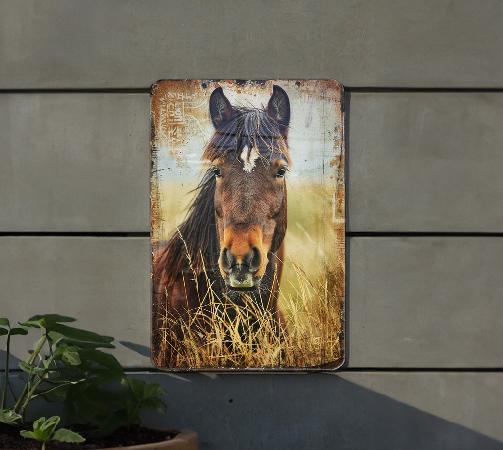 Connemara Pony Metal Sign, Vintage Style Decor, Rustic Wall Art, Horse Lover Gift, Equestrian Decor — photo 2