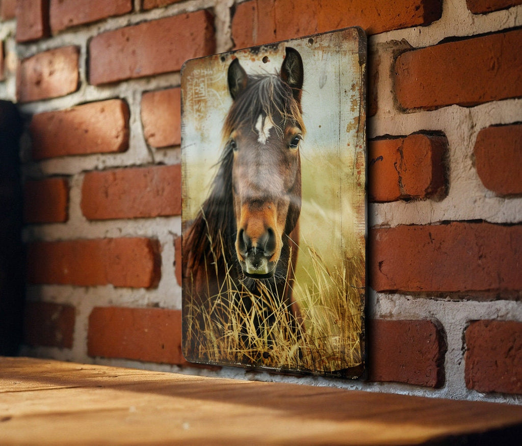 Connemara Pony Metal Sign, Vintage Style Decor, Rustic Wall Art, Horse Lover Gift, Equestrian Decor — photo 4