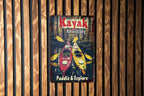 Kayak Adventure Metal Sign - Paddle & Explore, Vintage Style, River Kayaking, Aluminum Decor — photo 2