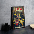 Kayak Adventure Metal Sign - Paddle & Explore, Vintage Style, River Kayaking, Aluminum Decor — photo 3