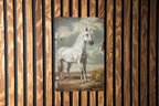 Lipizzaner Horse Metal Sign, Vintage Style Decor, Equestrian Gift Idea, Wall Art, Horse Lover Present — photo 3