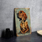 Vintage Bloodhound Metal Sign, Retro Style Decor, Wall Art, Collectible Signs, Home Decoration — photo 4