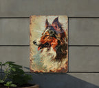 Collie Vintage Metal Sign, Retro Decor, Dog Lover Gift, Wall Art, Home Decoration — photo 2