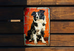 Border Collie Vintage Metal Sign - Funny Dog Decor, Retro Wall Art, Pet Lover Gift, Home Decoration, Unique Signs — photo 1