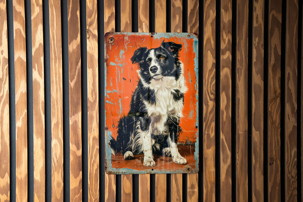 Border Collie Vintage Metal Sign - Funny Dog Decor, Retro Wall Art, Pet Lover Gift, Home Decoration, Unique Signs — photo 5