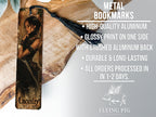 Ancestry Bookmark, Historical Fiction Theme, Metal Bookmark, Unique Book Accessory, Gift Idea — photo 4