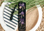 Iris Metal Bookmark, Floral-Themed Bookmark, Elegant Reading Accessory, Unique Gift Idea, Book Lover Essential — photo 2