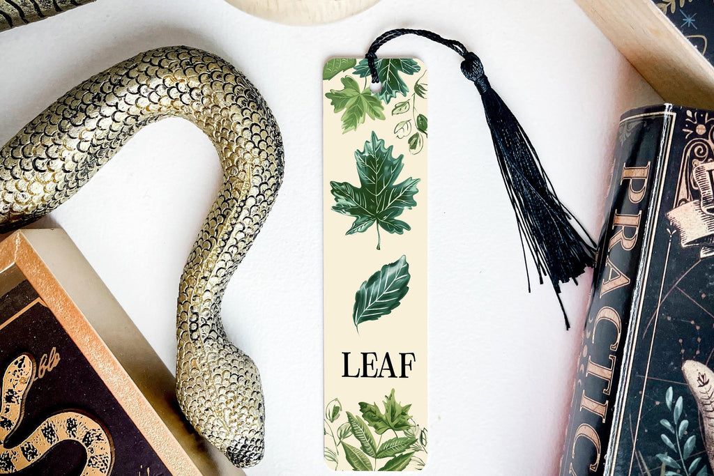 Leaf Bookmark, Gardening Gift, Metal Bookmark, Plant Lover, Book Accessory — photo 1
