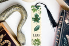 Leaf Bookmark, Gardening Gift, Metal Bookmark, Plant Lover, Book Accessory — photo 1