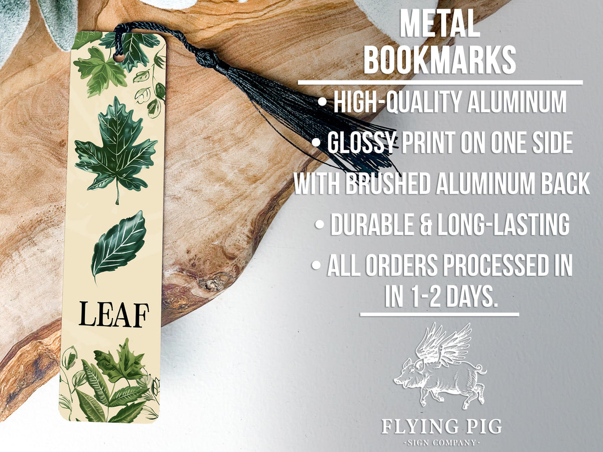 Leaf Bookmark, Gardening Gift, Metal Bookmark, Plant Lover, Book Accessory — photo 4