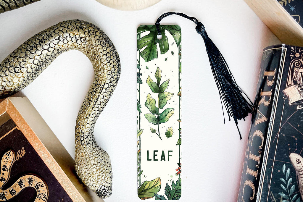 Leaf Metal Bookmark, Gardening Themed, Unique Book Accessories, Gift for Gardeners, Durable Bookmark — photo 2