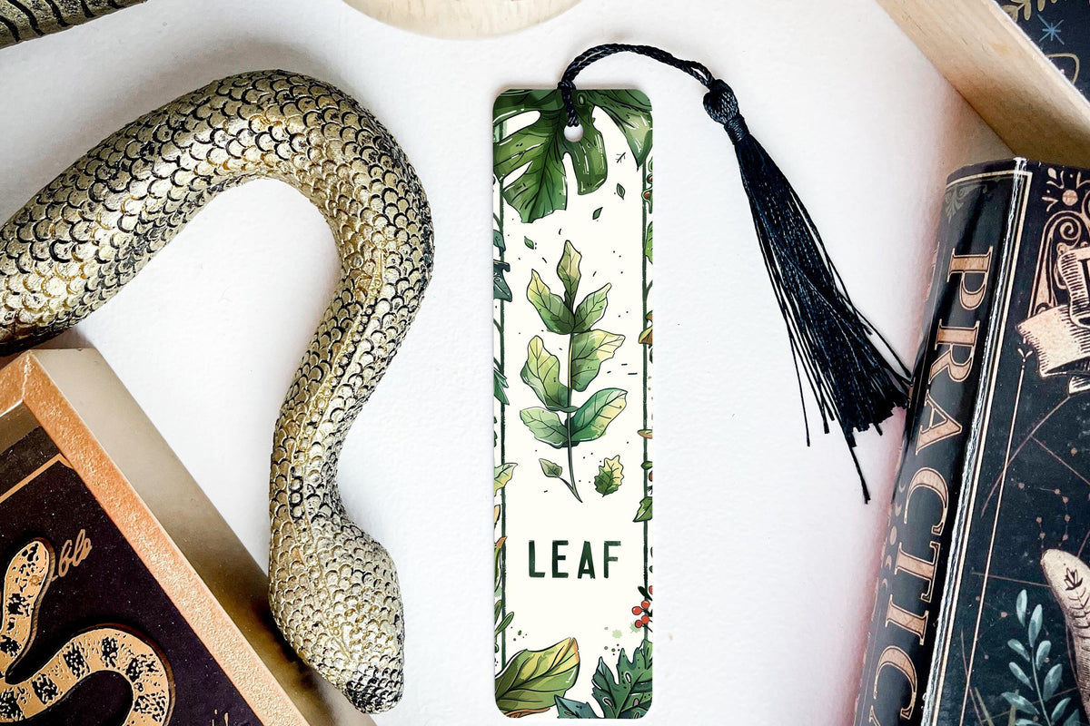Leaf Metal Bookmark, Gardening Themed, Unique Book Accessories, Gift for Gardeners, Durable Bookmark — photo 2