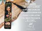 Parvati Goddess Bookmark, Hindu Love Symbol, Metal Bookmark, Lotus Flowers Design, Unique Gift Idea — photo 4