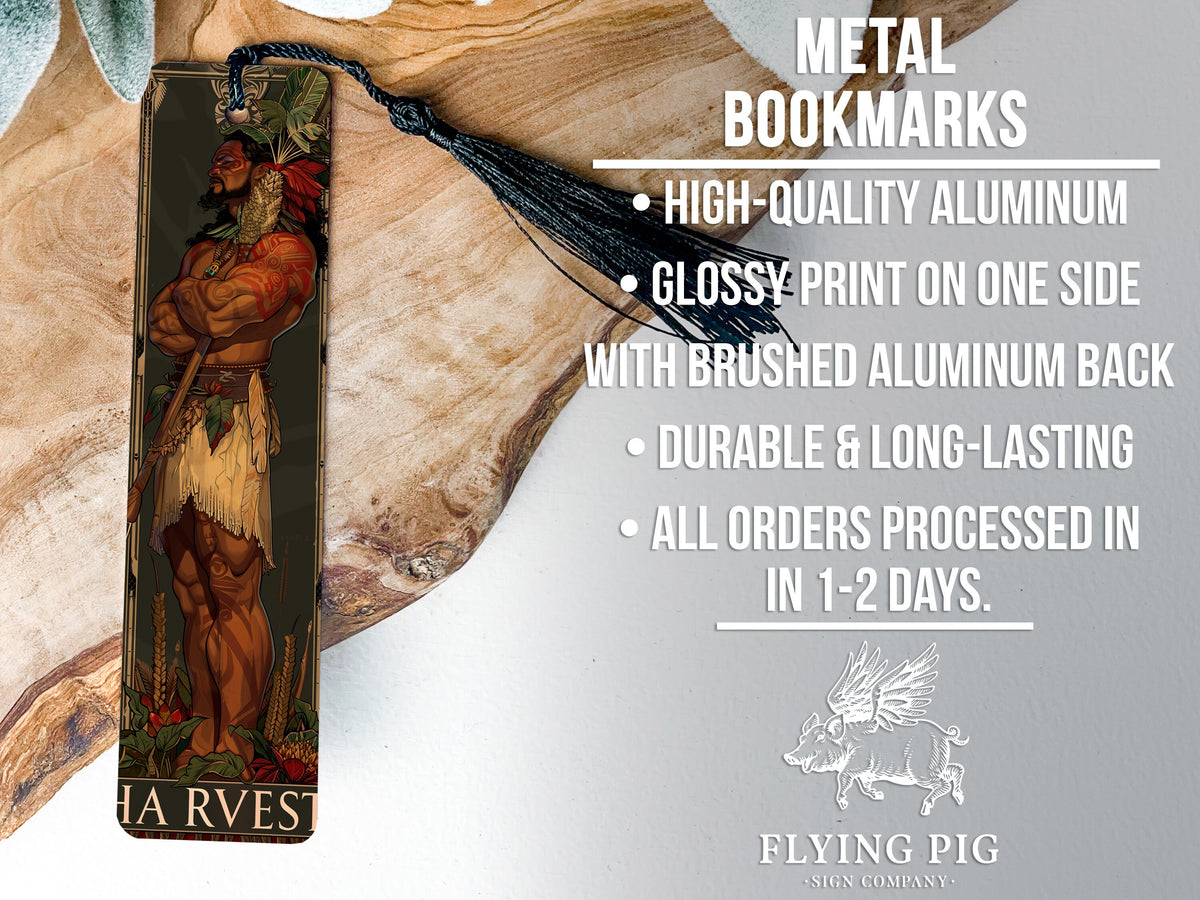 Rongo Maori God Bookmark, Harvest Symbol, Fertile Lands, Agriculture Deity, Crop Theme — photo 4
