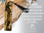 Anubis Egyptian God, Jackal Head Design, Metal Bookmark, DEATH Text, Collectible Item — photo 4