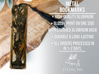 Heimdall Norse Watchman, Gjallarhorn Metal Bookmark, Viking Mythology Gift, Norse Gods Collectible, Unique Bookmark Design — photo 4