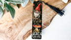 Magical Gnome Bookmark, Whimsical Gnome, Mushroom Design, Metal Bookmark, Book Lover Gift — photo 1