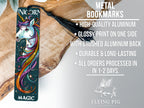 Unicorn Magic Metal Bookmark, Rainbow Mane, Whimsical Unicorn, Unique Reading Gift, Colorful Book Marker — photo 4
