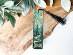Explore Metal Bookmark, Travel Themed, Unique Book Accessory, Gift for Readers, Adventure Keepsake — photo 2