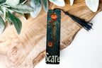 Metal Bookmark, Halloween Theme, Scarecrow Design, Scare Text, Durable Bookmark — photo 3