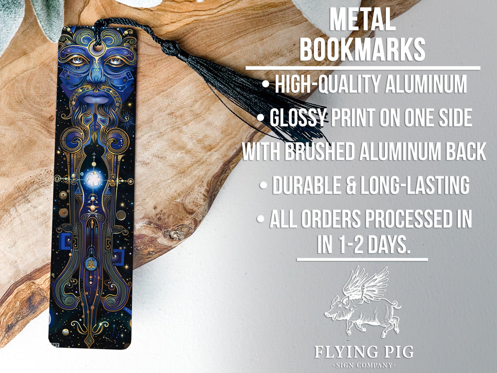 Rangi Maori Sky Father Metal Bookmark, Celestial Symbols, Heavenly Lights, SKY Art, Unique Gifts — photo 4