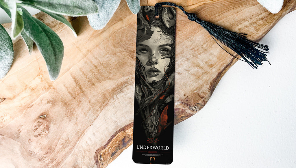 Hel Norse Goddess Bookmark, Underworld Theme, Metal Skeleton, Mythology Gift, Unique Book Accessory — photo 2
