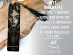 Hel Norse Goddess Bookmark, Underworld Theme, Metal Skeleton, Mythology Gift, Unique Book Accessory — photo 4