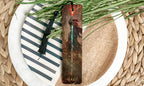 Powerful Mage Bookmark, Glowing Staff, Runes Design, Metal Bookmark, Mage Decor — photo 2
