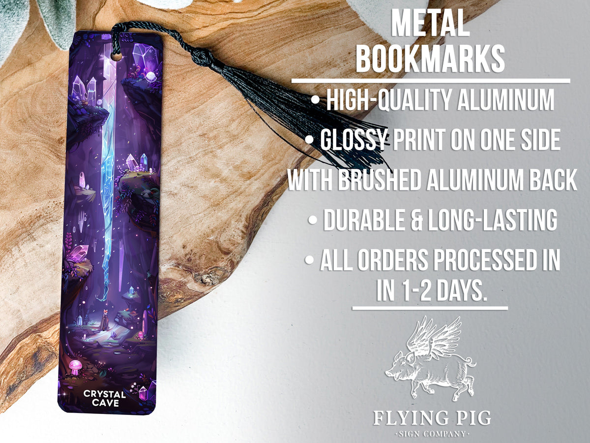 Crystal Cave Metal Bookmark, Sparkling Gems, Unique Book Accessory, Gift Idea, Reading Essential — photo 4