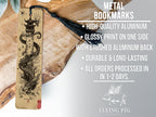 Dragon Tower Metal Bookmark, Curled Dragon Design, Fantasy Book Accessory, Unique Reading Gift,  Collectible — photo 4