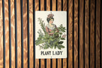 Vintage Botanical Print Metal Sign, Plant Lady Decor, Garden Art Wall, Retro Floral Home, Unique Gift Idea — photo 2