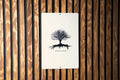 Metal Sign Rooted in Nature, Minimalist Tree Silhouette, Nature-Inspired Decor, Metal Wall Art, Home Decoration — photo 1
