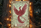 Art Nouveau Phoenix Rising Metal Sign, Rebirth Decor, Wall Art, Home Decoration, Vintage Sign — photo 4