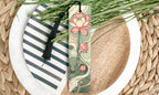 Whispering Lotus Elegance Metal Bookmark, Soft Pink Petals, Pastel Greens Bookmark, Nature-Inspired Bookmark, Elegant Metal Bookmark — photo 2