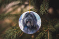 Watercolor Bergamasco Sheepdog Ceramic Ornament, Handcrafted, Dog Lover Gift, Home Decor, Christmas Decor — photo 1