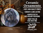 Watercolor Bergamasco Sheepdog Ceramic Ornament, Handcrafted, Dog Lover Gift, Home Decor, Christmas Decor — photo 5