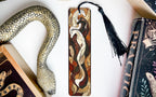 Majestic Equine Harmony Metal Bookmark, Art Nouveau Elegance, Horse Lover Gift, Earthen Reds And Creams, Unique Reading Accessory — photo 3