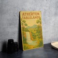 1950s Atherton Tablelands Tin Sign – Vintage Storybook Style, Pastel Metal Wall Art, Retro Australia Home Decor — photo 1