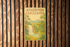 1950s Atherton Tablelands Tin Sign – Vintage Storybook Style, Pastel Metal Wall Art, Retro Australia Home Decor — photo 3