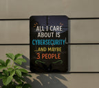 Funny Cybersecurity Metal Sign – Chalkboard Style with Color – Geek Wall Decor Gift for IT Professionals, Hacker Office Sign — photo 5