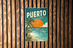 Puerto Viejo Retro Travel Poster Tin Sign – Vintage Style Puerto Rico Metal Wall Art for Home or Bar Decor — photo 3