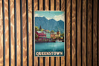 Queenstown Retro Travel Poster Tin Sign – Vintage Metal Wall Art Decor for Home, Bar, Garage or Man Cave — photo 2