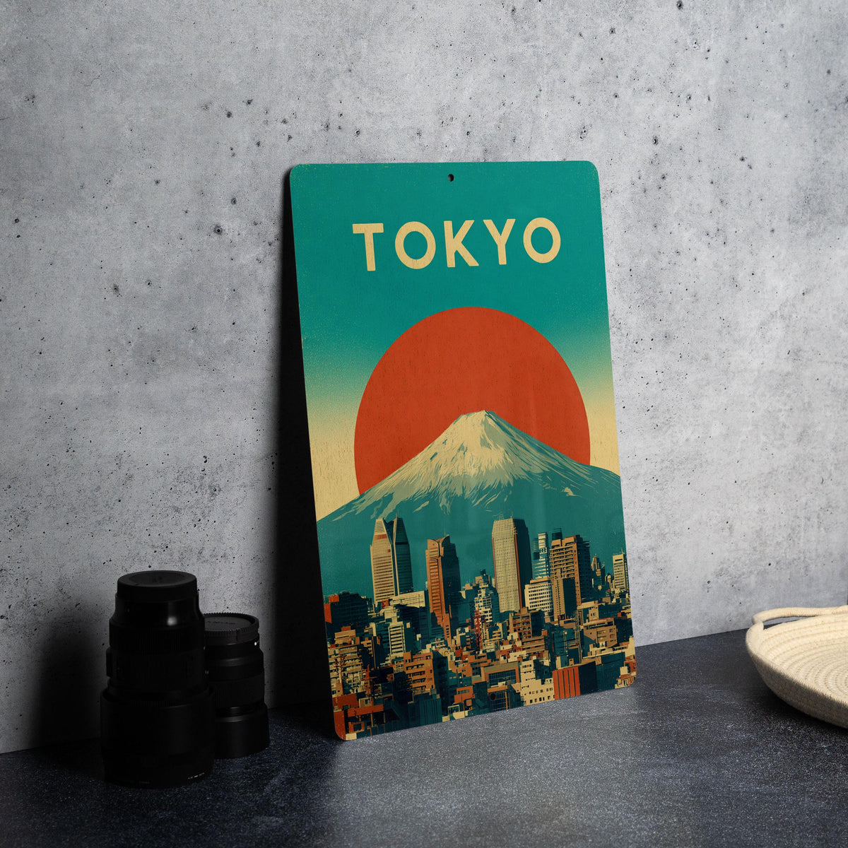 Retro Tokyo Travel Poster Metal Sign – Vintage Japan Wall Decor, Tin Plaque for Home, Bar, or Office, Japanese Street Art — photo 4