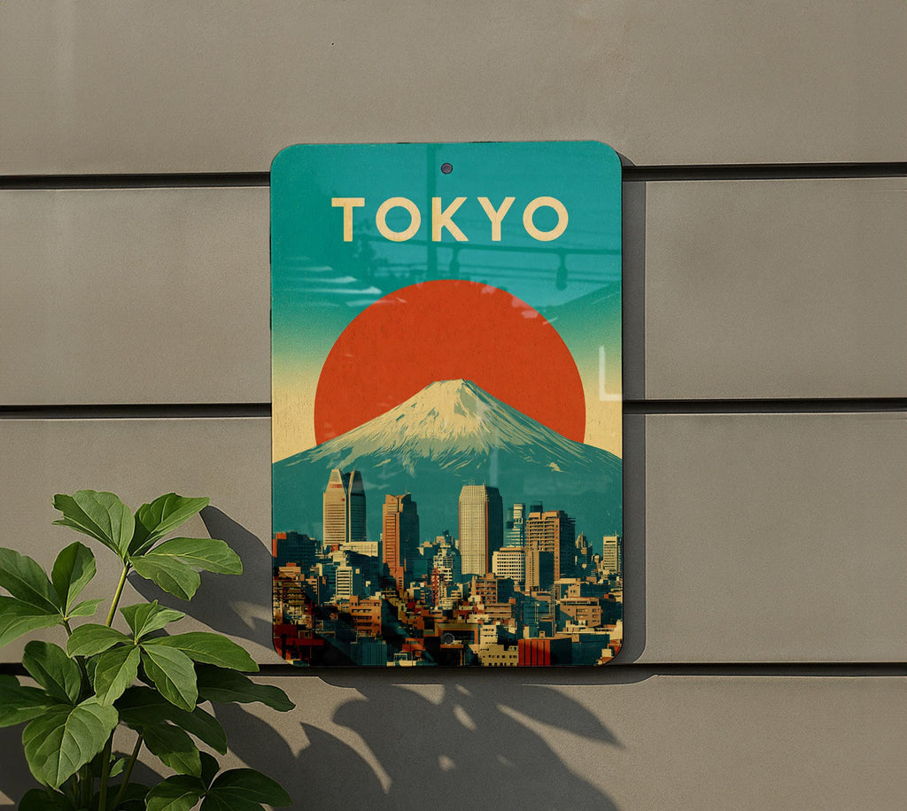 Retro Tokyo Travel Poster Metal Sign – Vintage Japan Wall Decor, Tin Plaque for Home, Bar, or Office, Japanese Street Art — photo 5