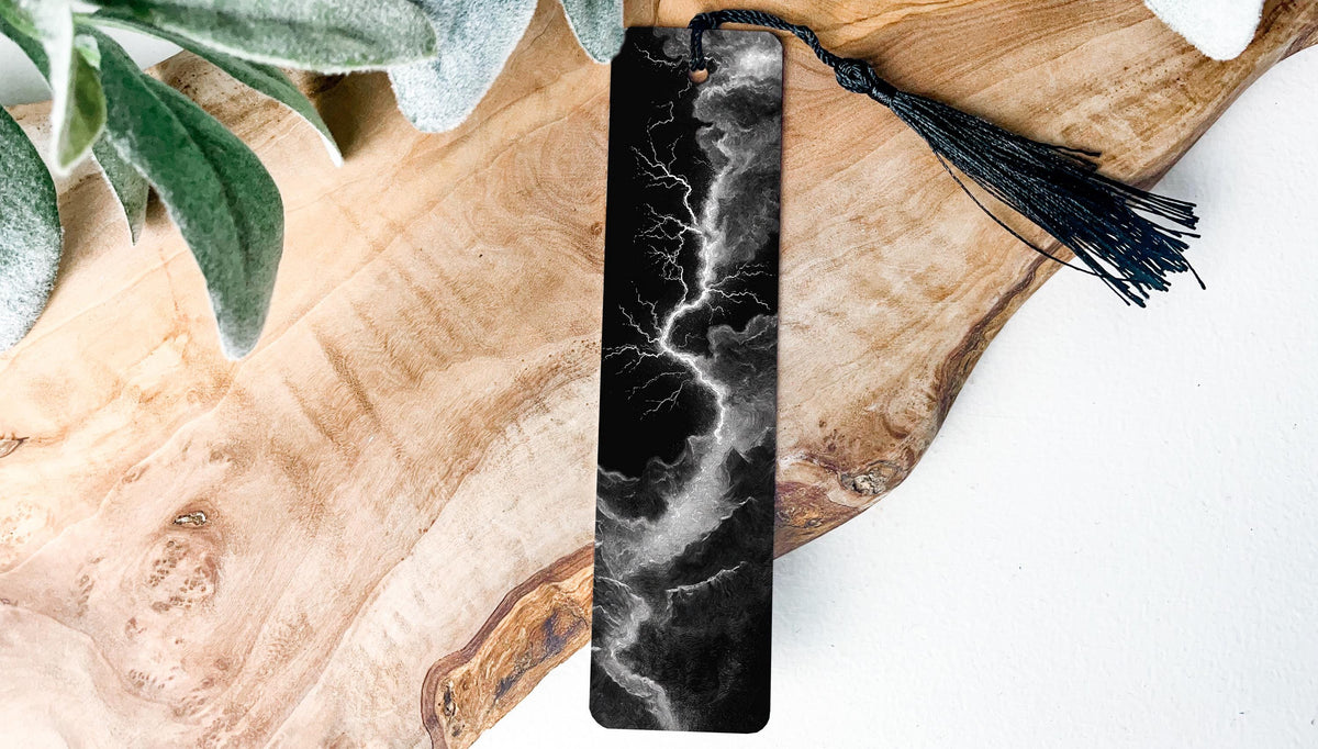 Artistic Metal Bookmark – Anvil Spark Chalkboard Sketch Design, Detailed Industrial Illustration Gift for Readers — photo 2